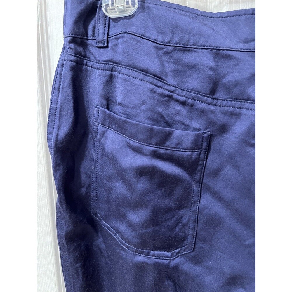 Ann Taylor Loft Pants Women Sz 8 Ankle Jogger Elastic Pockets casual urban New - Picture 9 of 14